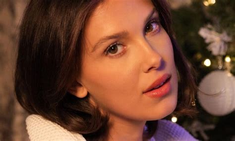 Millie Bobby Brown Frees The Nipple In Skimpy Pajamas